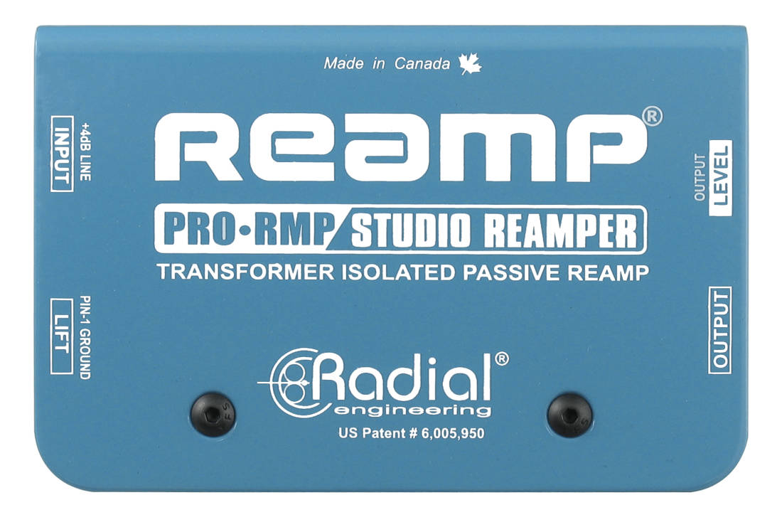 Pro RMP Passive Re-amping Device w/Custom Xfm