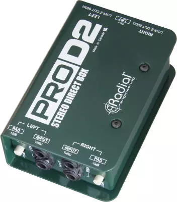 Radial - Pro D2 Passive 2-ch DI Box w/Eclipse Xfmr