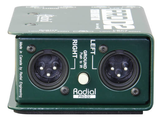 Pro D2 Passive 2-ch DI Box w/Eclipse Xfmr