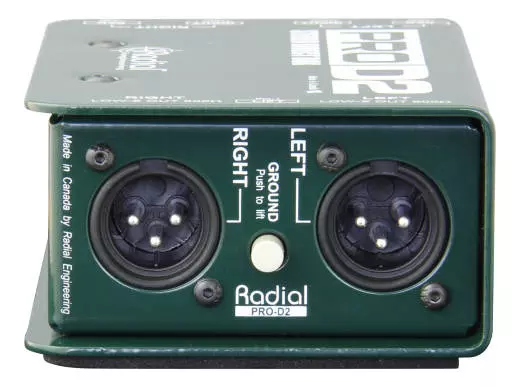 Pro D2 Passive 2-ch DI Box w/Eclipse Xfmr