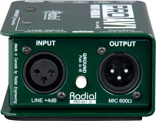 Pro AV1 Passive 1 Channel Multimedia DI Box