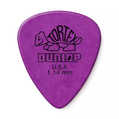 Dunlop - Paquet de 12 plectres Tortex standard (1,14 mm, violet)