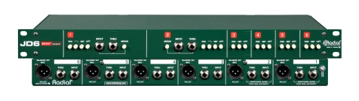 JD6 6-Channel Rackmount DI