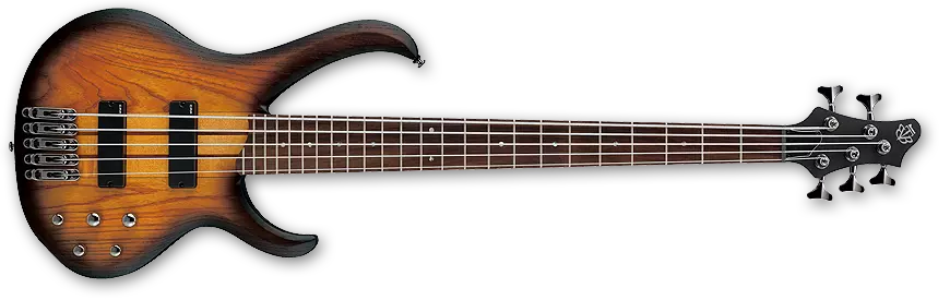 BTB Electric 5 String Bass - Brown Burst