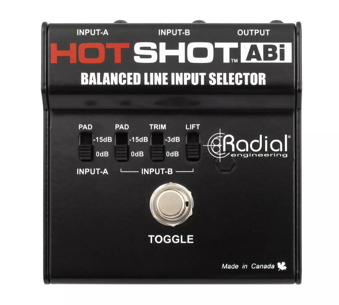 HotShot ABi Balanced Mic and Line Switcher