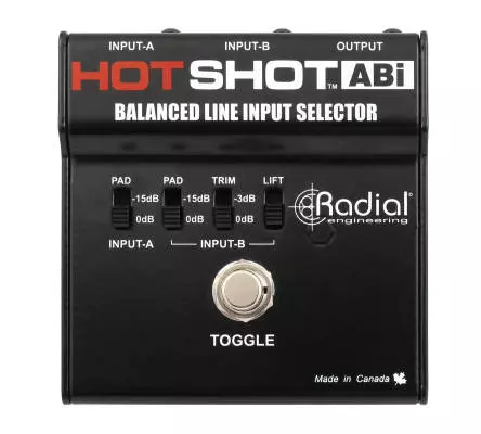 Radial - HotShot ABi Balanced Mic and Line Switcher