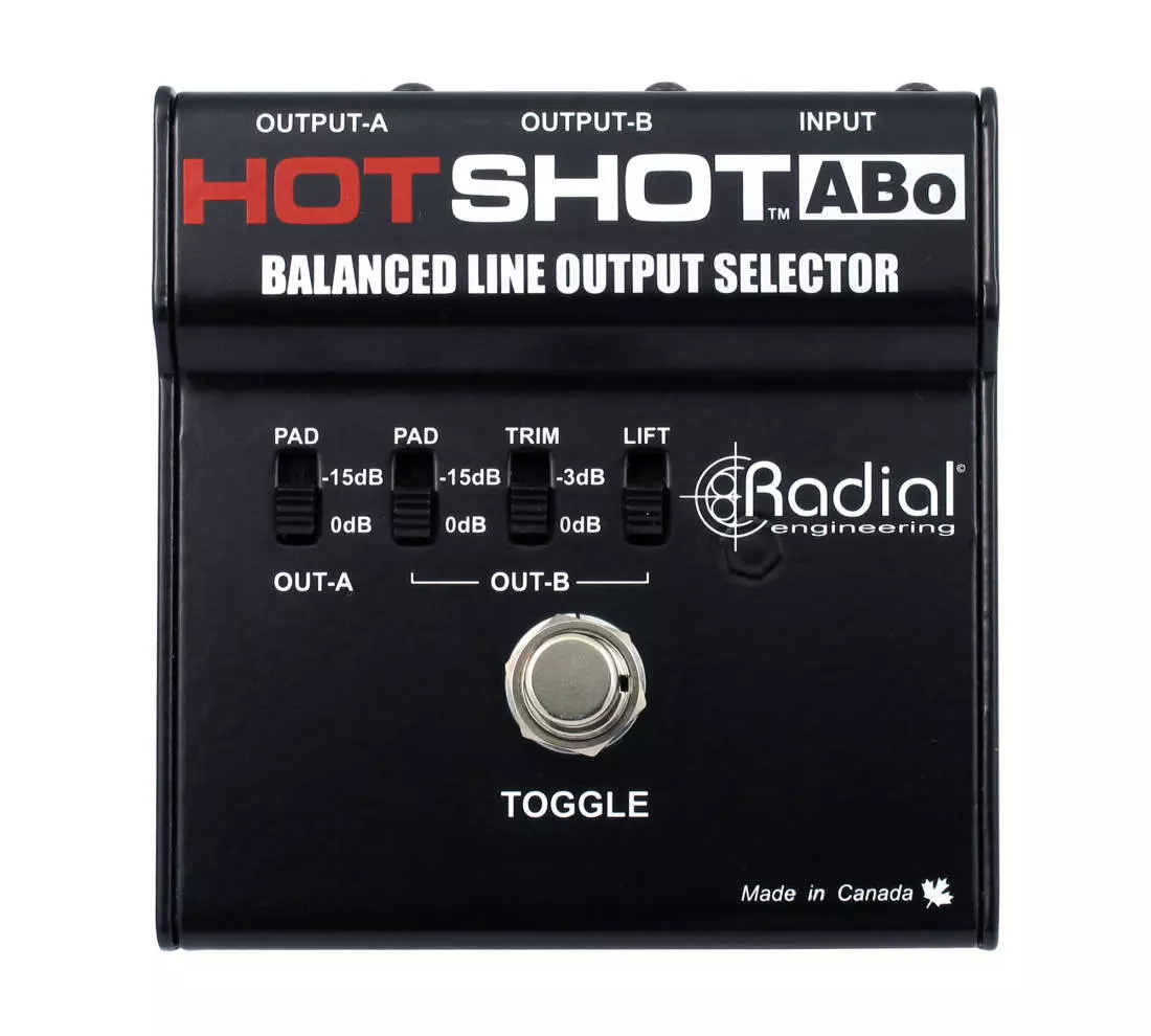 HotShot ABo Balanced Mic and Line Switcher