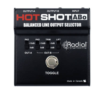 Radial - HotShot ABo Balanced Mic and Line Switcher