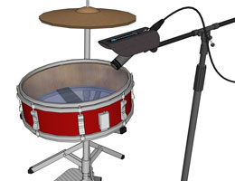 Crashguard Drum Microphone Acoustic Shield