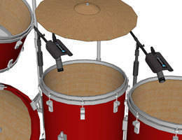 Crashguard Drum Microphone Acoustic Shield