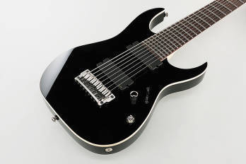 Ibanez RG Iron 8 String Electric With EMG 808 - Black | Long