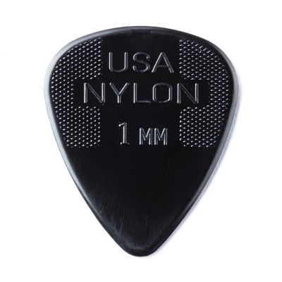 Dunlop - Nylon Standard Player Pack (12 Pack) - Black 1.0mm