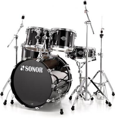 Select Force Stage 1 5-Piece Drum Kit with Hardware - Piano Black
