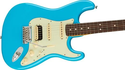 American Professional II Stratocaster HSS, Rosewood Fingerboard - Miami Blue