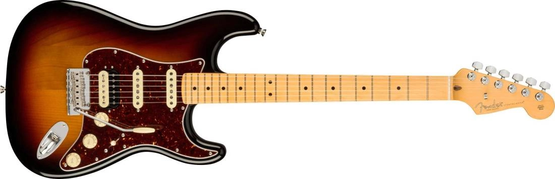 American Professional II Stratocaster HSS, Maple Fingerboard - 3-Colour Sunburst