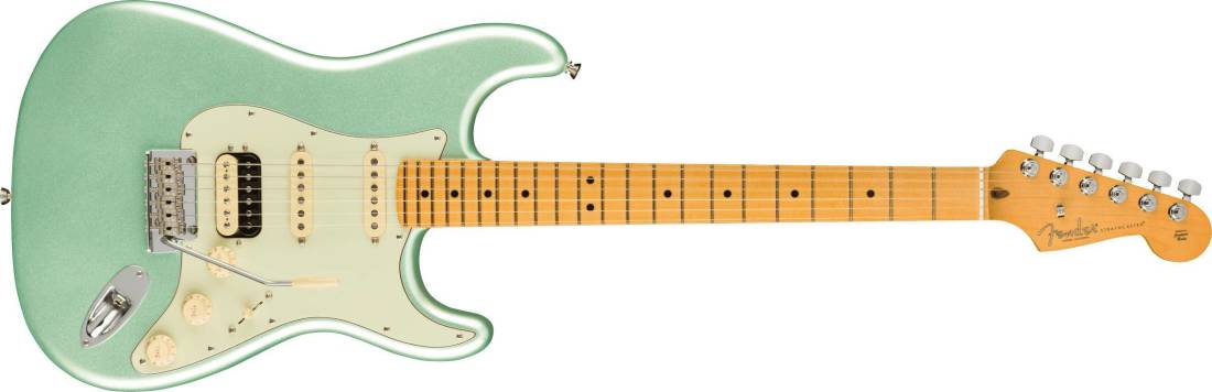 American Professional II Stratocaster HSS, Maple Fingerboard - Mystic Surf Green
