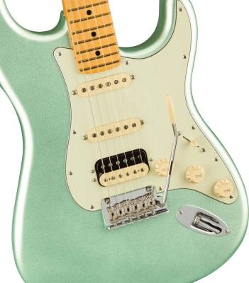 American Professional II Stratocaster HSS, Maple Fingerboard - Mystic Surf Green