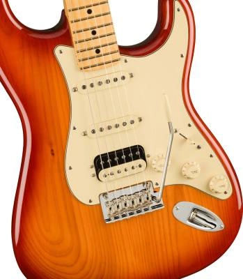 American Professional II Stratocaster HSS, Maple Fingerboard - Sienna Sunburst