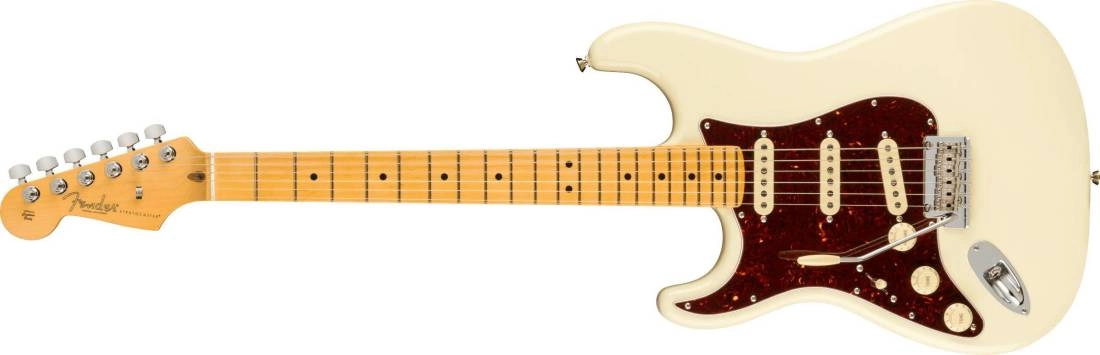 American Professional II Stratocaster Left-Hand, Maple Fingerboard - Olympic White