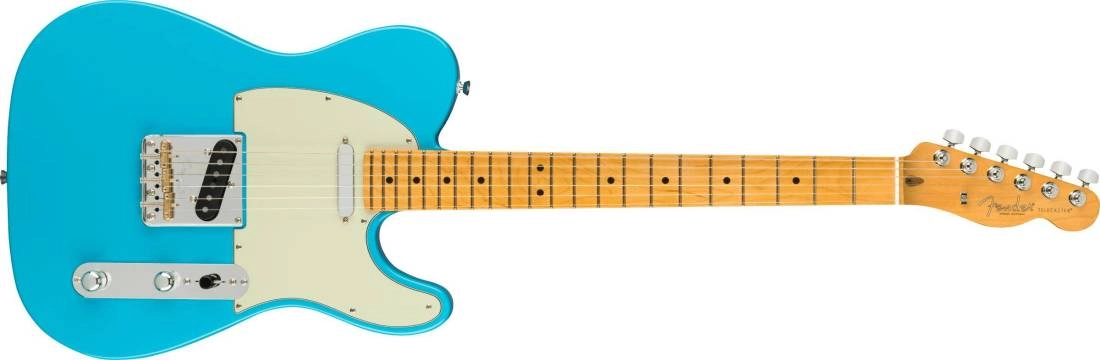 American Professional II Telecaster, Maple Fingerboard - Miami Blue