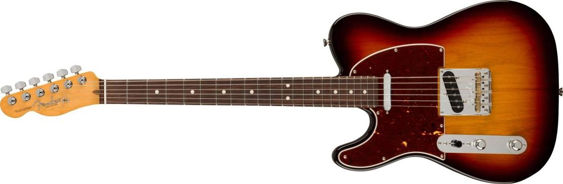 American Professional II Telecaster Left-Hand, Rosewood Fingerboard - 3-Colour Sunburst