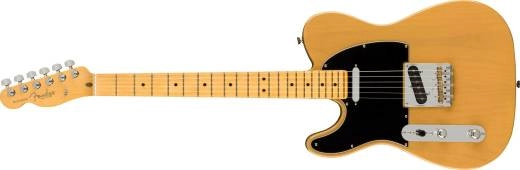 American Professional II Telecaster Left-Hand, Maple Fingerboard - Butterscotch Blonde