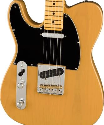 American Professional II Telecaster Left-Hand, Maple Fingerboard - Butterscotch Blonde