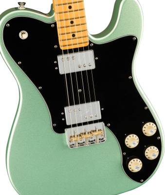 American Professional II Telecaster Deluxe, Maple Fingerboard - Mystic Surf Green