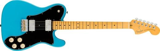Fender Telecaster Deluxe American Professional II (fini Miami Blue, touche en rable)