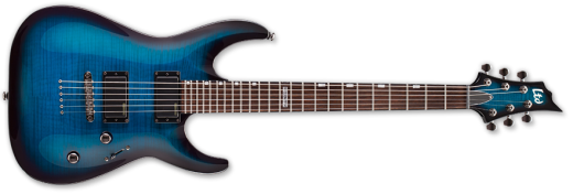LTD Flame Top Electric Guitar - Blue Sunburst