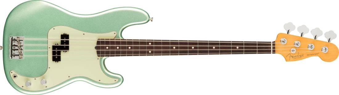 American Professional II Precision Bass, Rosewood Fingerboard - Mystic Surf Green