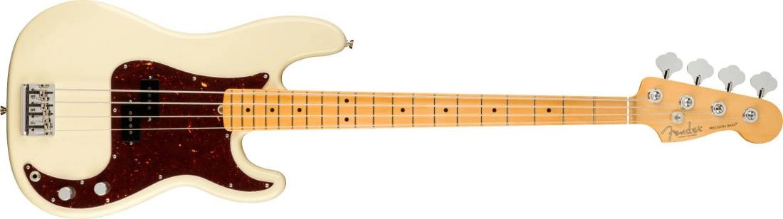 American Professional II Precision Bass, Maple Fingerboard - Olympic White