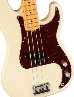 American Professional II Precision Bass, Maple Fingerboard - Olympic White