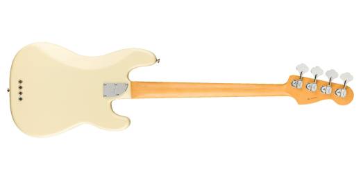 American Professional II Precision Bass with Case, Left-Handed - Olympic White