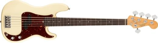 Fender - American Professional II Precision Bass V, Rosewood Fingerboard - Olympic White