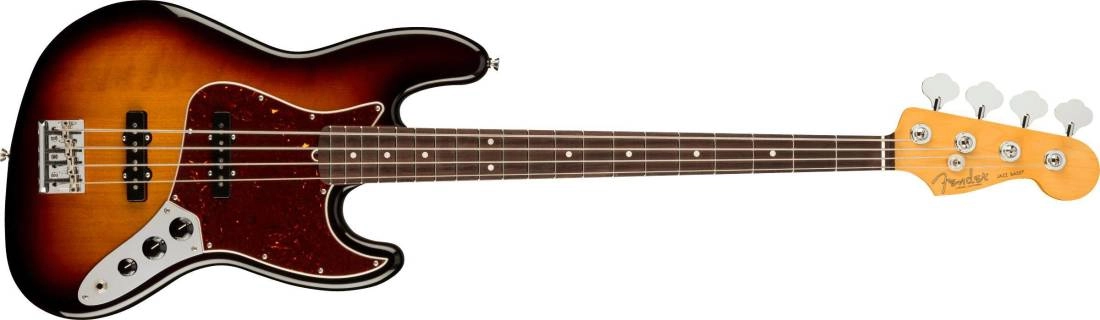 American Professional II Jazz Bass, Rosewood Fingerboard - 3-Colour Sunburst