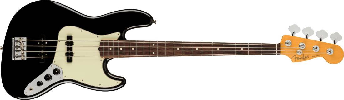 American Professional II Jazz Bass, Rosewood Fingerboard - Black