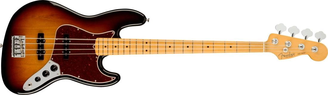 American Professional II Jazz Bass, Maple Fingerboard - 3-Colour Sunburst