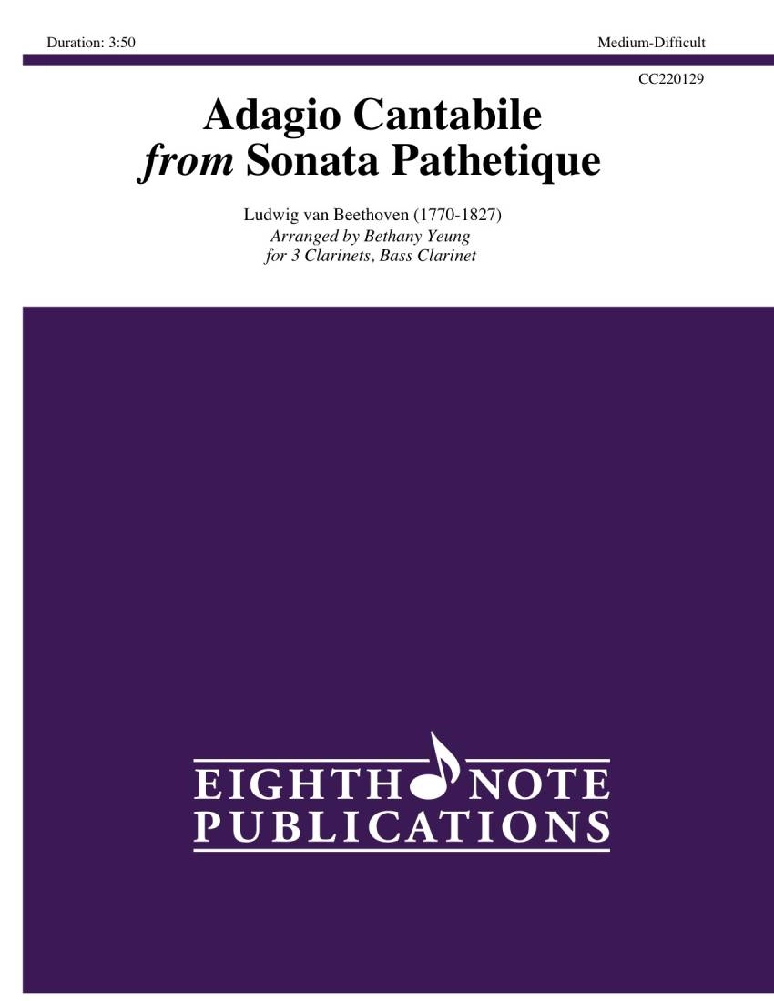 Adagio Cantabile from Sonata Pathetique - Beethoven/Yeung - Clarinet Quartet