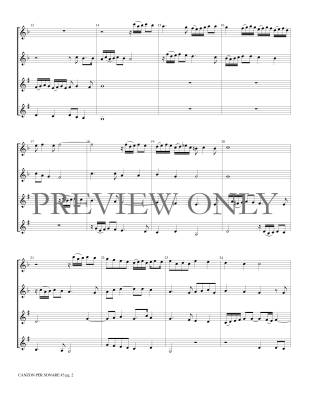 Canzon per Sonare #3 - Gabrieli/Marlatt - Woodwind Quartet (2 Flutes, 2 Clarinets)