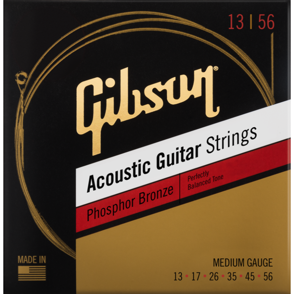 Phosphor Bronze Acoustic Strings - Medium 13-56