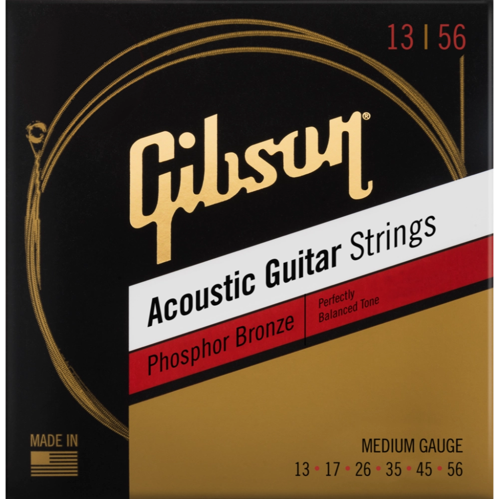 Phosphor Bronze Acoustic Strings - Medium 13-56