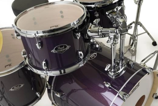 Export EXX 5-Piece Complete Drum Kit (22,10,12,16,SD) with Cymbals and Hardware - Purple Nebula