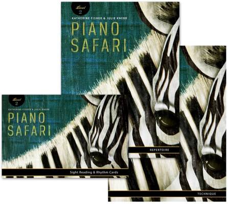 Piano Safari - Piano Safari Level 2 Pack - Fisher/Knerr - Piano - Books/Audio Online