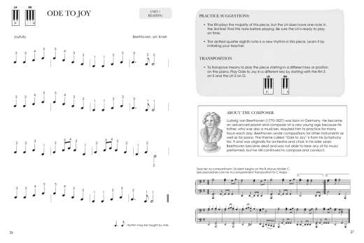 Repertoire & Technique for the Older Student Level 1 - Fisher/Knerr - Piano - Book/Audio Online