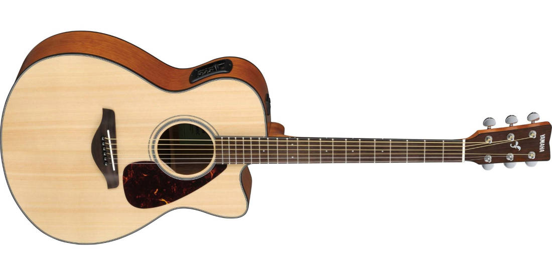 FSX800C Small Body Acoustic-Electric Guitar - Natural