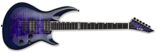 LTD Elite Flame Maple Top Electric Guitar - Reindeer Blue