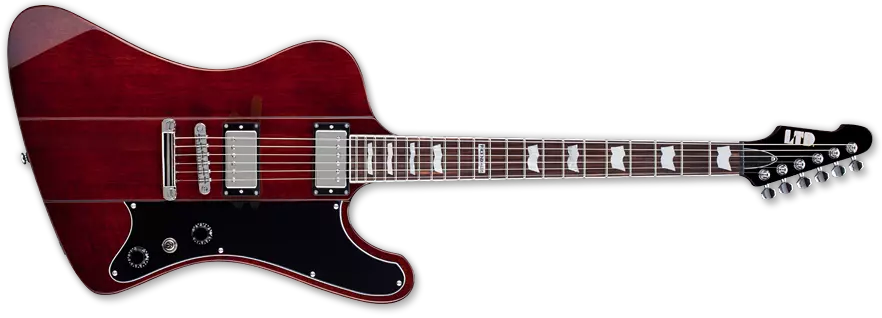 LTD Neck-Through Body Electric Guitar - Mahogany Brown