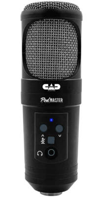 CAD Audio - PodMaster Super D USB Professional Broadcast/Podcasting Microphone with Boom Arm Stand