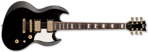 LTD Viper Series Electric Guitar w/Gold Hardware - Black